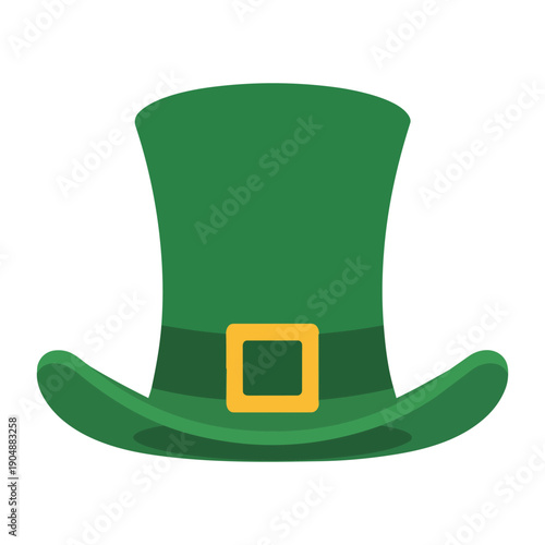 Green Irish Top Hat Icon