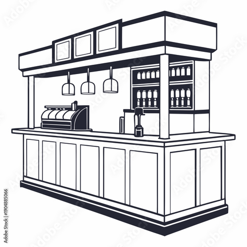 A modern kitchen with a large island and various appliances and storage spaces