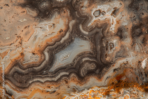 Bild auf Leinwand Rock and mineral close up