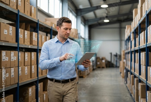 Warehouse Inventory Analytics with Hologram Interface