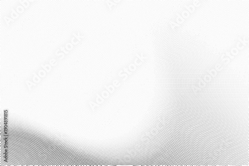 Halftone pattern with gradient effect on white background