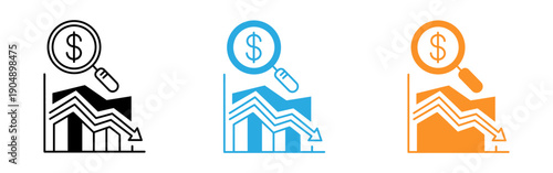 Financial analysis and investment growth concept
