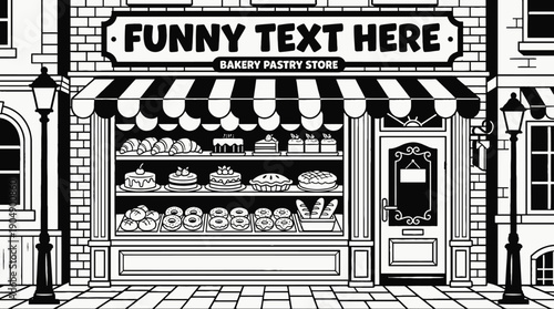 bakery pastry store shop retail interior business commercial market display products customer service shopping merchandise storefront design sales urban local with counter oven bread showcase