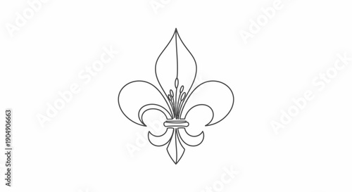 fleur de lis symbol, floral emblem