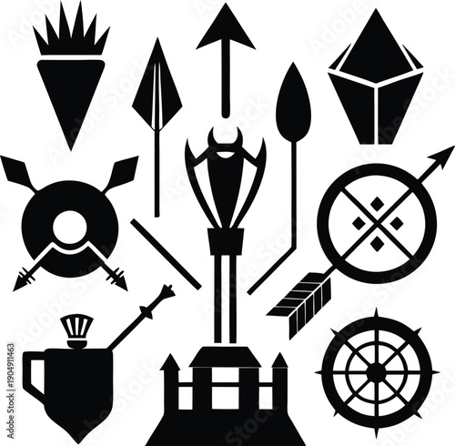 Medieval and fantasy symbols