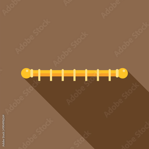 Depicting a flat vector icon of a human backbone structure