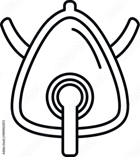 Oxygen mask providing respiratory support for medical emergencies