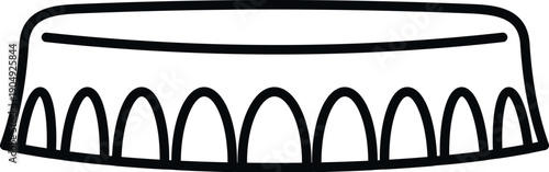 Bottle cap closing a drink container vector illustration