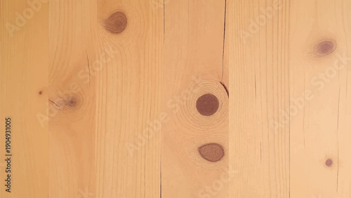 Light wood texture with natural pattern. Wooden surface with natural grain and knots. Wood background. 