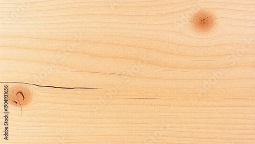 Light wood texture with natural pattern. Wooden surface with natural grain and knots. Wood background. 