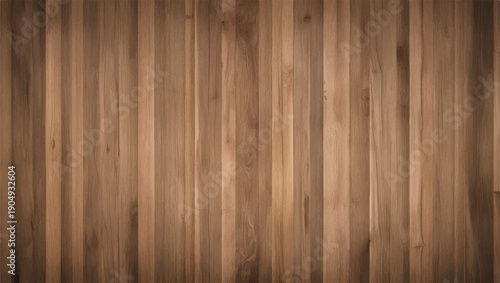 Natural wooden wall background or texture. Wood planks with natural grain pattern and knots. 