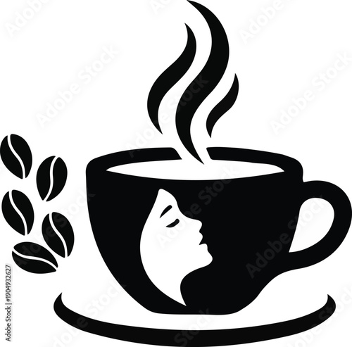 cup of coffee with steam