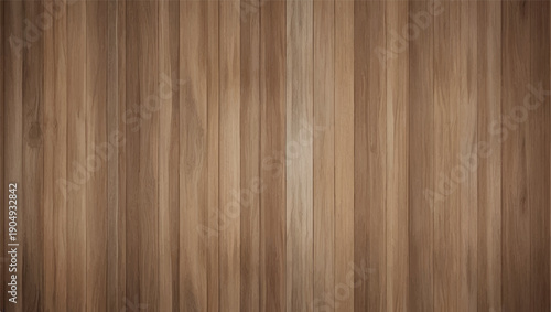 Natural wooden wall background or texture. Wood planks with natural grain pattern and knots. 