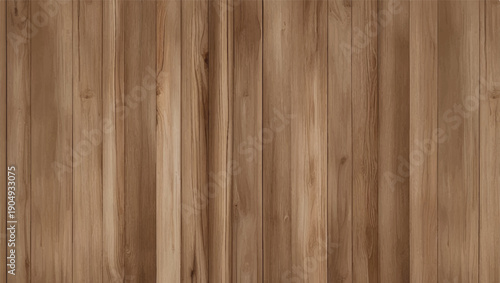 Natural wooden wall background or texture. Wood planks with natural grain pattern and knots. 