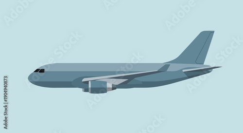 Airplane Flying Commercial Airliner Plane Aircraft.