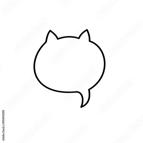 Dog speech balloon