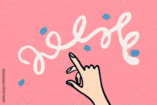 Hand gestures expressing creativity and communication