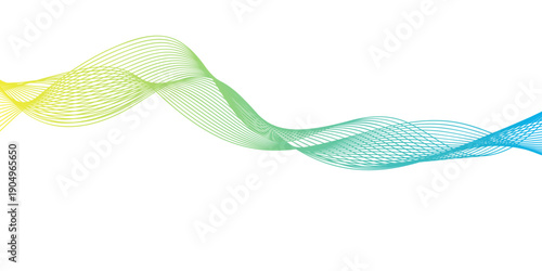 Abstract blue wave background featuring a vector curve line pattern with a gradient motion swirl and elegant light texture for a modern business wallpaper design illustration