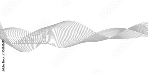 Abstract background with a clean white wave pattern featuring macro texture details of snow and soft winter fabric design