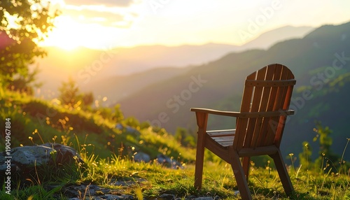 Wallpaper Mural Chair sun vista Torontodigital.ca