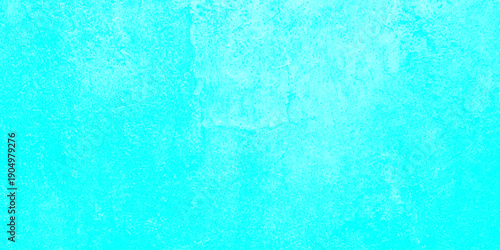 A grunge blue paint background on an old textured wall features a vintage turquoise paper design with a rough aged surface pattern and dark retro art paint strokes for a blank backdrop
