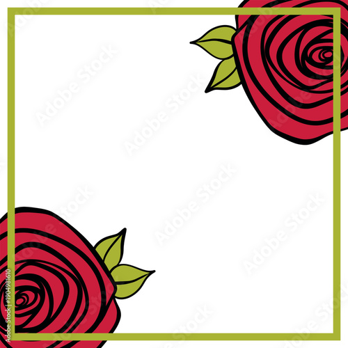 Print for kerchief, bandana, scarf, handkerchief, shawl, neck scarf. Squared pattern with ornament for fabric, textile, silk products. Paisley vector with abstract flowers. Floral folk tracery.