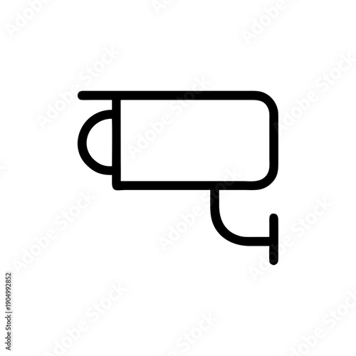 A 3d vector illustration of a blank speech bubble icon on a computer monitor display for web business communication and chat technology design