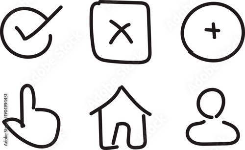 Contact us icon set for website and app designs, business card icon set. web icon vector eps files