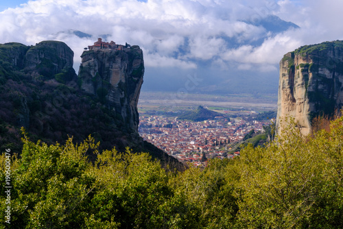 Meteora is a rocky region w...