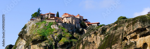 Meteora is a rocky region w...