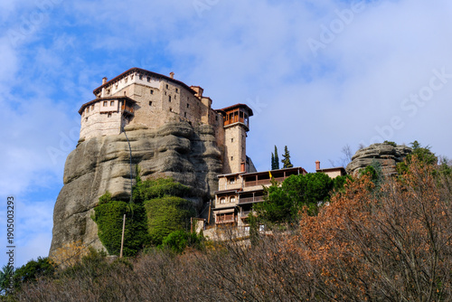 Meteora is a rocky region w...