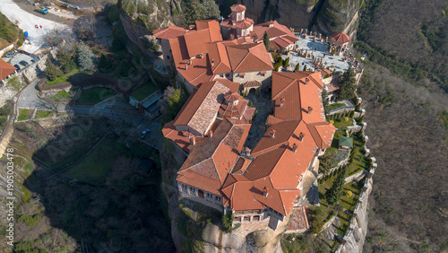 Meteora is a rocky region w...