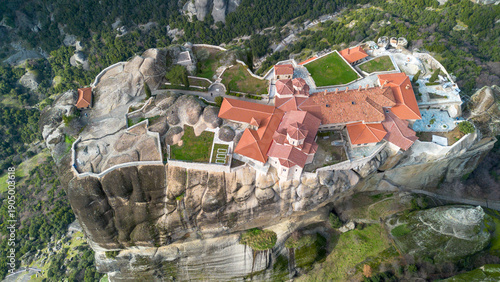Meteora is a rocky region w...