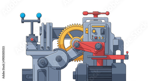Heavy Duty Industrial Lathe Machine for Metalworking and Manufacturing