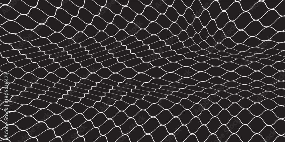 Naklejka premium Mesh texture for fishing nets. Seamless pattern for sportswear or soccer goal, volleyball net, basketball hoop, hockey, athletics. Abstract net background for sports