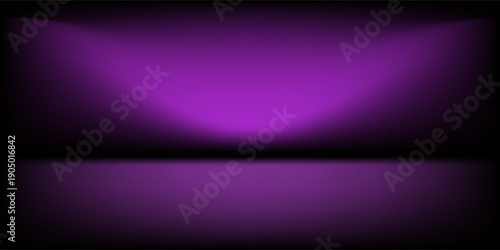 Red studio background. Abstract limbo podium studio room. Dark red gradient wall floor and spotlight scene. Showcase, promotion dAbstract gradient podium background. Violet,