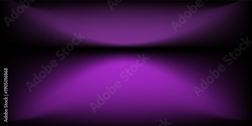 Red studio background. Abstract limbo podium studio room. Dark red gradient wall floor and spotlight scene. Showcase, promotion dAbstract gradient podium background. Violet,