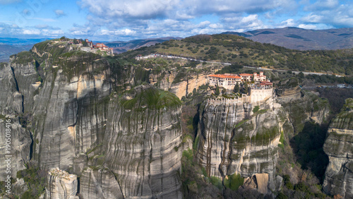 Meteora, a rocky area with ...