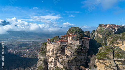 Meteora, a rocky area with ...