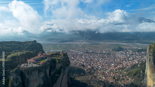 Meteora, a rocky area with ...