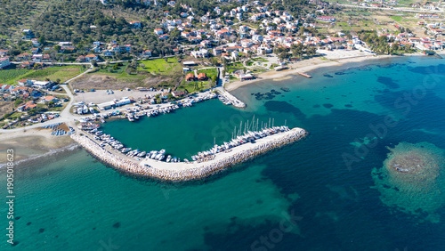 Aerial drone footage; Izmir...