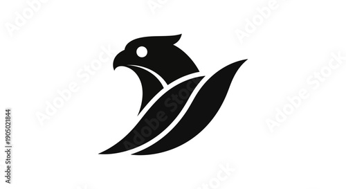 Eagle logo design on white background