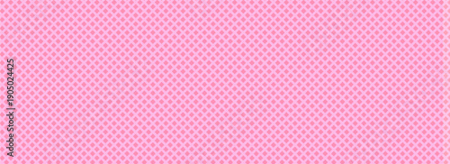 Crispy pink sweet waffles or cone texture, seamless pattern, banner background.Modern Art