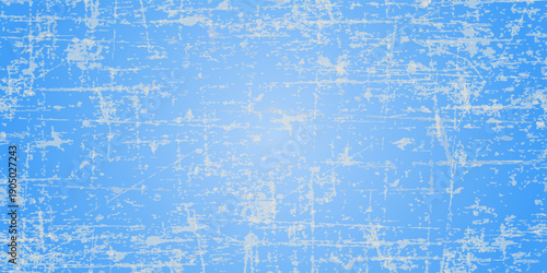 Winter blue background with a hockey scratched ice texture.Vector ilustration