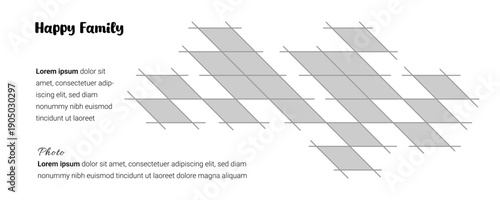 Minimalist Slanted Photo Collage Composition with Structured Grid for Editorial Layout and Web Banner