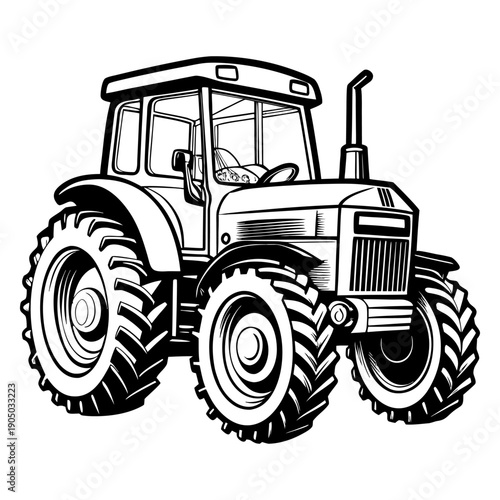 Tractor outline