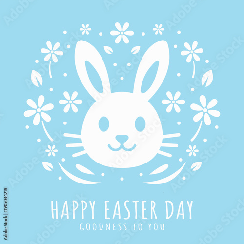 Vector Happy Easter Day Design Background