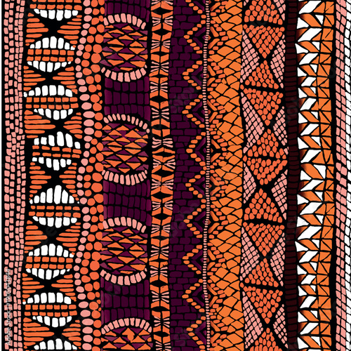 old ethnic seamless pattern vector design suitable for textile and fabric purpose