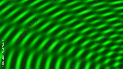 Green Abstract Waves Motion Loop Background