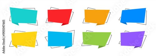 Abstract vector banners. Geometric liquid forms. Template bagdes. Modern design. Dynamic fluid banners shapes. Minimal curvy design. Various colors modern template. Text with quotes. Vector 10 eps.